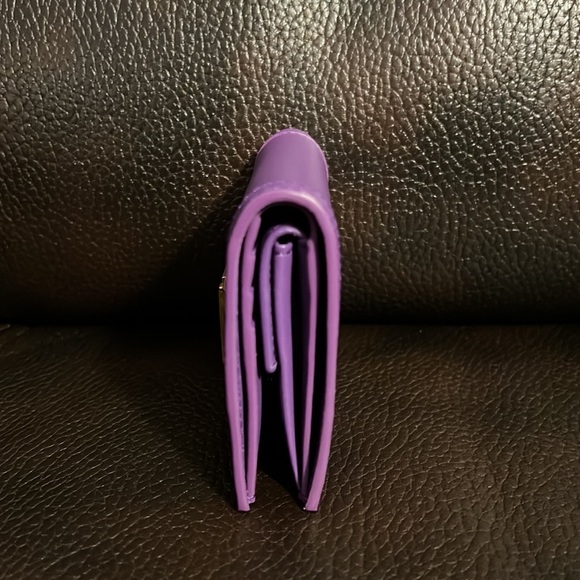 Versace Greca goddess logo monogram calf leather compact wallet NEW - Picture 5 of 10